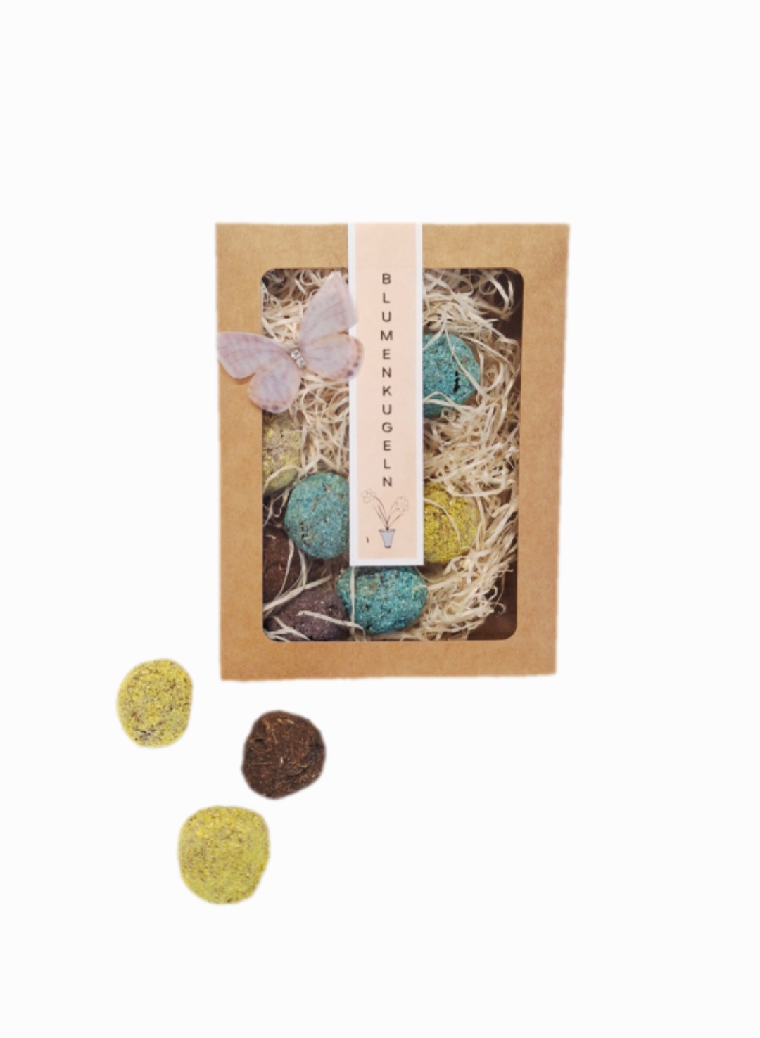 Handgemachte Samenkugeln und Blumenkugeln aus dem Emmental Projekt Flugpate