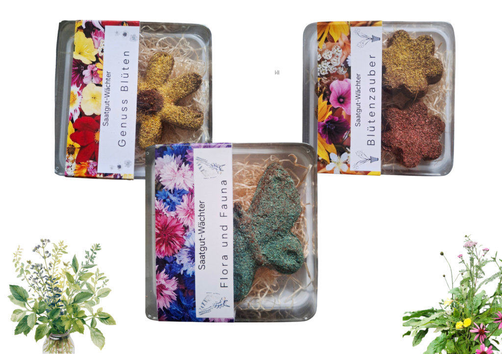 Der Saatgut-Wächter schützt Ihre frisch ausgesäten Blumensamen für Schmetterlinge in der Schweiz.
